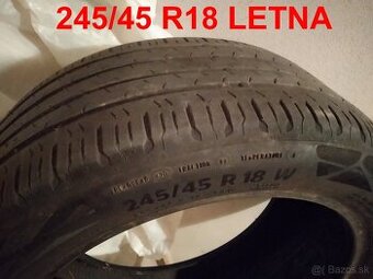245/45 R18 LETNA pneu continental