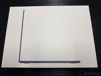 Nový Macbook Air M2 8/256GB Midnight, komplet, záruka