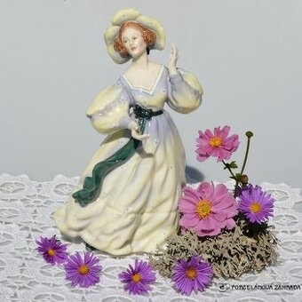 Royal Doulton Zberateľská porcelánová soška Dáma v klobúku