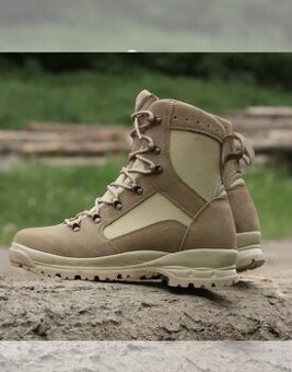 Pánska vysoká obuv, púštny vzor, GORE-TEX