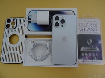 iPhone 14 PRO MAX 128GB SILVER - ZÁRUKA 1 ROK - 100% BATERIA