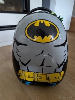 Detský cestovný kufor Batman (svietiace kolieska)