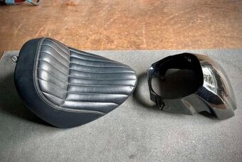 Harley Davidson sedlo a fairing
