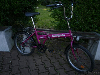 Skladací bicykel- s prehadzovačkou