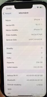 Predám iPhone 13 256GB