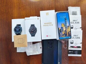 Predám Huawei Nová 10 SE + hodinky Huawei Watch GT3 SE