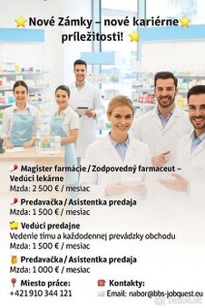 Nové Zámky – nové kariérne príležitost