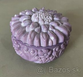 Dóza Slnečnica Malachitove sklo