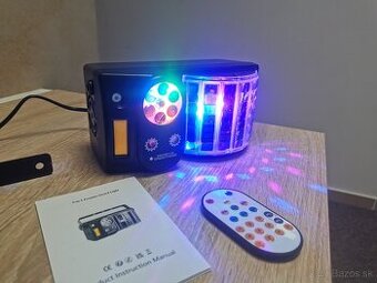 4v1 svetelny disko efekt na diaľkové ovládanie