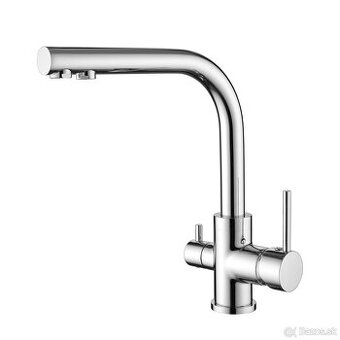 3-cestná batéria na filtrovanú vodu chróm