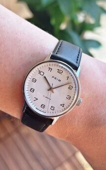 Československé mechanické vintage pánske hodinky PRIM Elegan