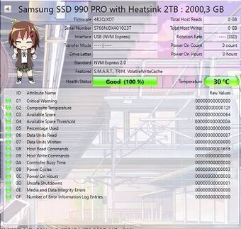 Samsung SSD 990 PRO with Heatsink 2TB