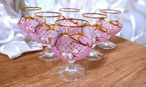 Ručne maľované poháre - sady