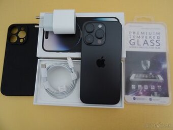 iPhone 14 PRO 128GB BLACK - ZÁRUKA 1 ROK - VELMI DOBRY STAV