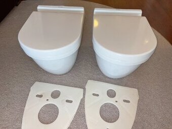 Predam 2 x zavesna WC misa Duravit Starck + sedatko