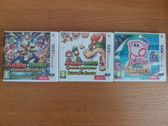 Mario & Kirby pre 3ds nintendo