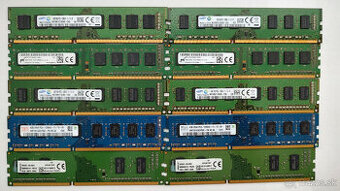 Predám DDR3 RAM do PC, rôzne modely.