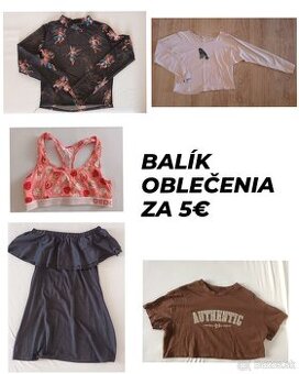 Balík dámskeho oblečenia