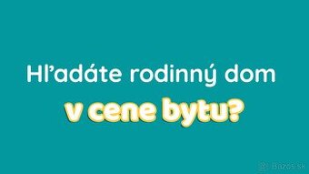 🌞 IBV Slnečná: rodinné domy v cene bytu, Sučany