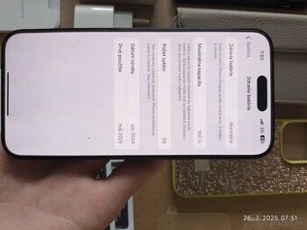 Apple iPhone 15 pro max 1TB tmavomodrý titán