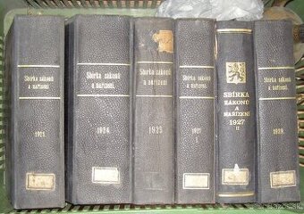 Predam československe zbierky zakonov a nariadení..
