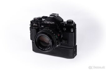 Canon A-1 a Canon FD 50mm f/1.4  Power Winder