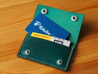 Kožené puzdro na karty