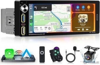 Predám nové autorádio Hodozzy RDS 1DIN – CarPlay / Android A