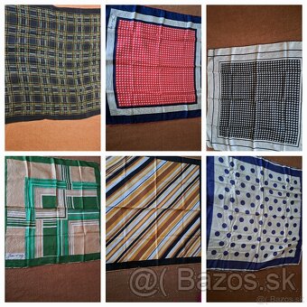 Hodvábne, vlnené šatky, šály