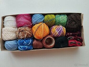 bavlnky na vyšívanie