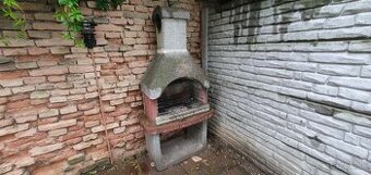 Záhradný betónový gril