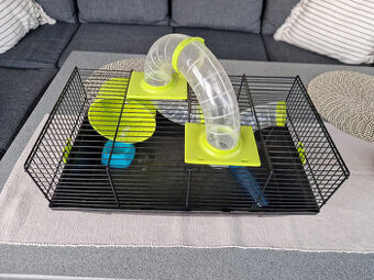 Klietka pre škrečka s tunelom 50,5x28x21cm