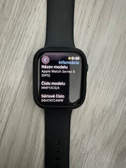 ⌚ Apple Watch Series 8 (GPS) – 85 % batérie, watchOS 11.6