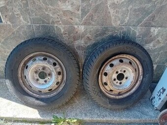 Predam 2× pneumatiky barum+disky215/65/15 C