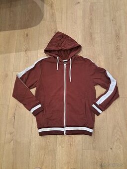 Pánska mikina na zips s kapucňou