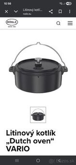 Zliatinovy kotlik vario 35cm Rösle