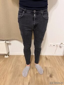 Pánske tmavé ZARA rifle - 42