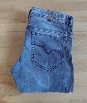 Diesel šedé slim fit streč