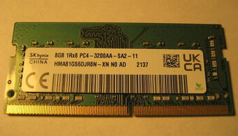 SK-hynix DDR4 8GB RAM do notebooku