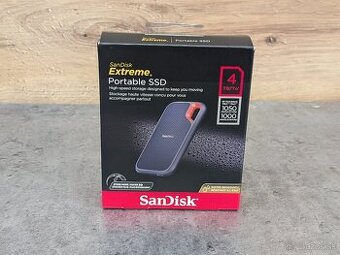 4TB SANDISK Extreme Portable SSD V2 - NOVÝ