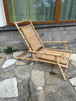 Záhradné lehátko skladacie