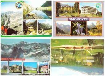 Pohľadnice Vysoké Tatry farebne