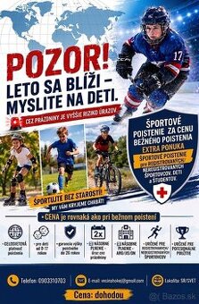 🔴ŠPORTOVÉ POISTENIE ZA CENU BEŽNÉHO POISTENIA🔴