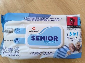 Vlhčené obrúsky veľké pre seniorov