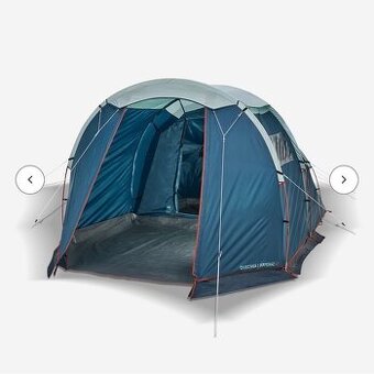 Rodinný prútový stan Arpenaz 4.1 pre 4 osoby s 1 spálňou