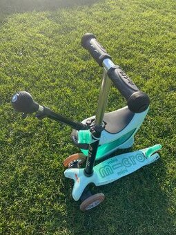 Micro Mini 2go Deluxe plus mint, kolobezka, odrážadlo - 1