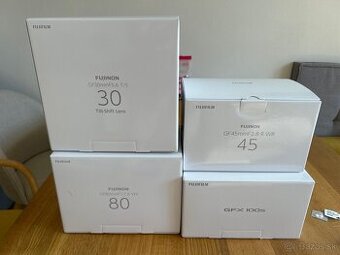 Fujifilm GFx 100s a objektivy
