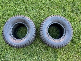 Predám 2x zachovale pneu na záhradnu techniku CARLISLE 18x9.