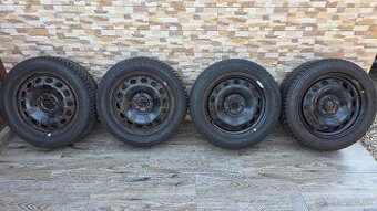 Predám zimné pneumatiky na diskoch 5x112r16/Dunlop205/55 r16
