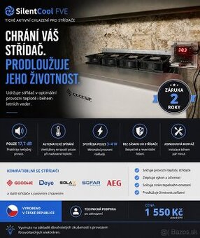 Nejtišší aktivní chlazení FVE